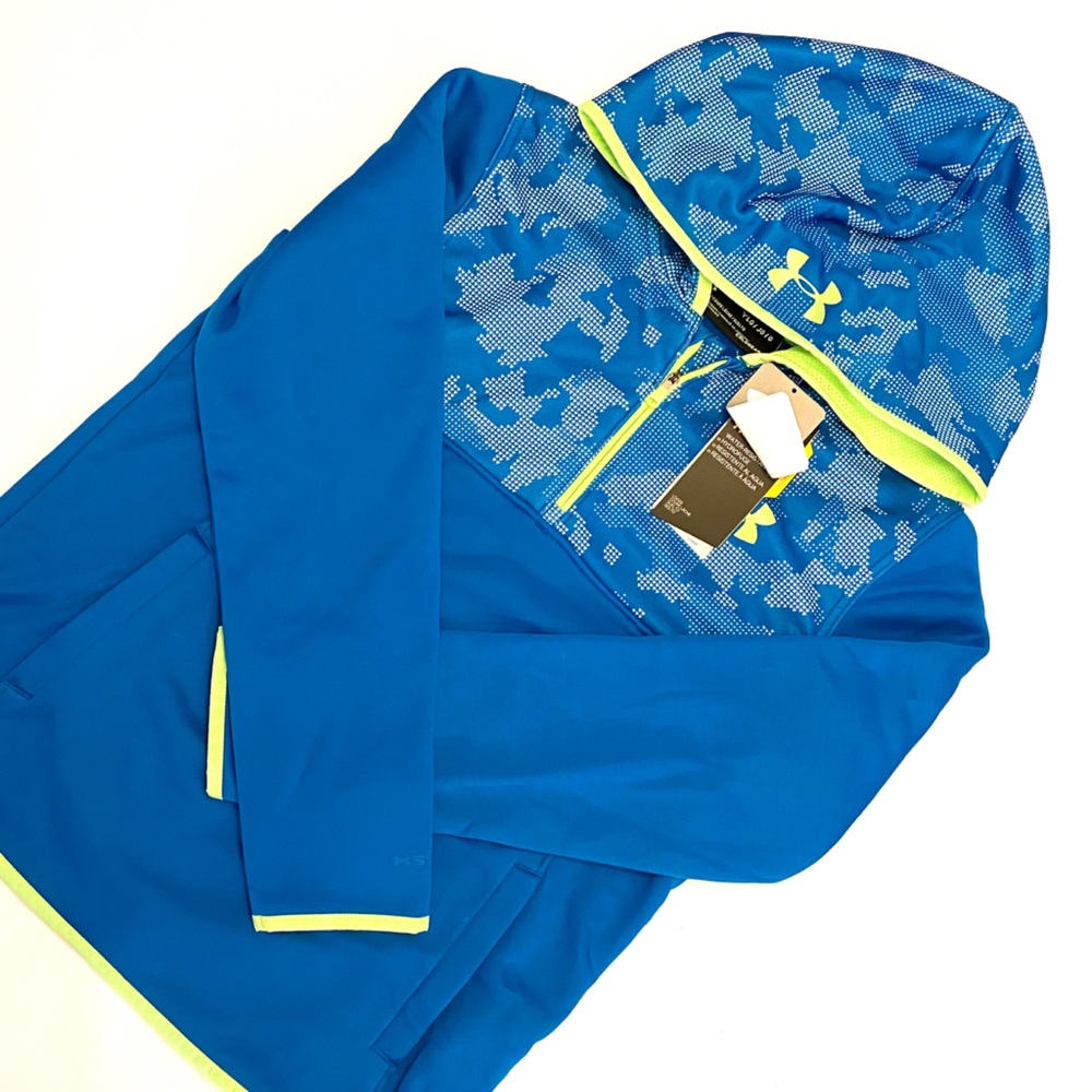 NWT Boys Under Armour Coldgear quarter zip hoodie
